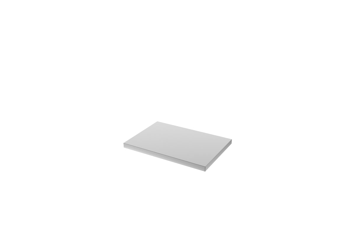 SEMLOC WorkSpace Arbeitsplatte mit Edelstahlummantelung, Abmessung 680x463x38