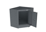 SEMLOC WorkSpace Eckmodul 1 türig, inkl. Einlageboden verstellbar, Abmessungen 860x860x911