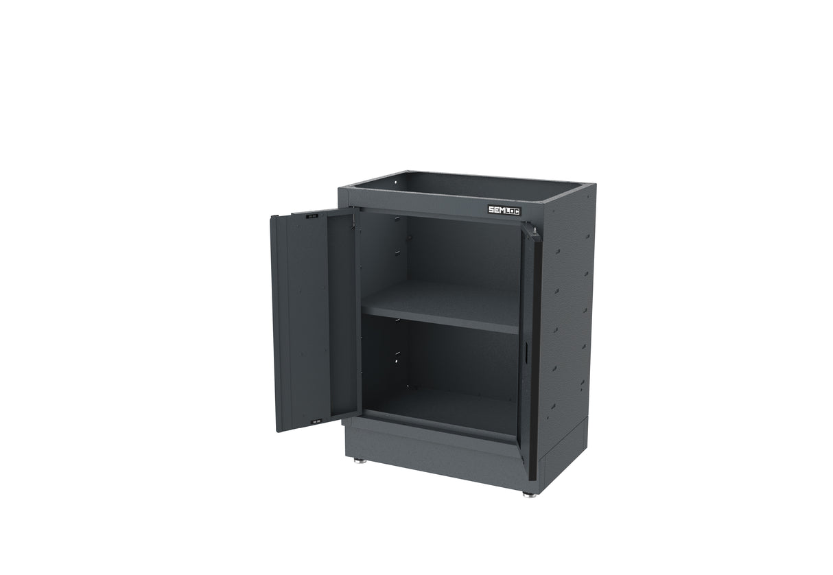 SEMLOC WorkSpace festes Modul, 2 türig, Außenabmessung 680x458x910, Innenabmessung 670x420