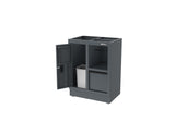 SEMLOC WorkSpace Kombimodul, Mülleimer, Putzpapierhalter, Schublade, Außenabmessung 680x458x910