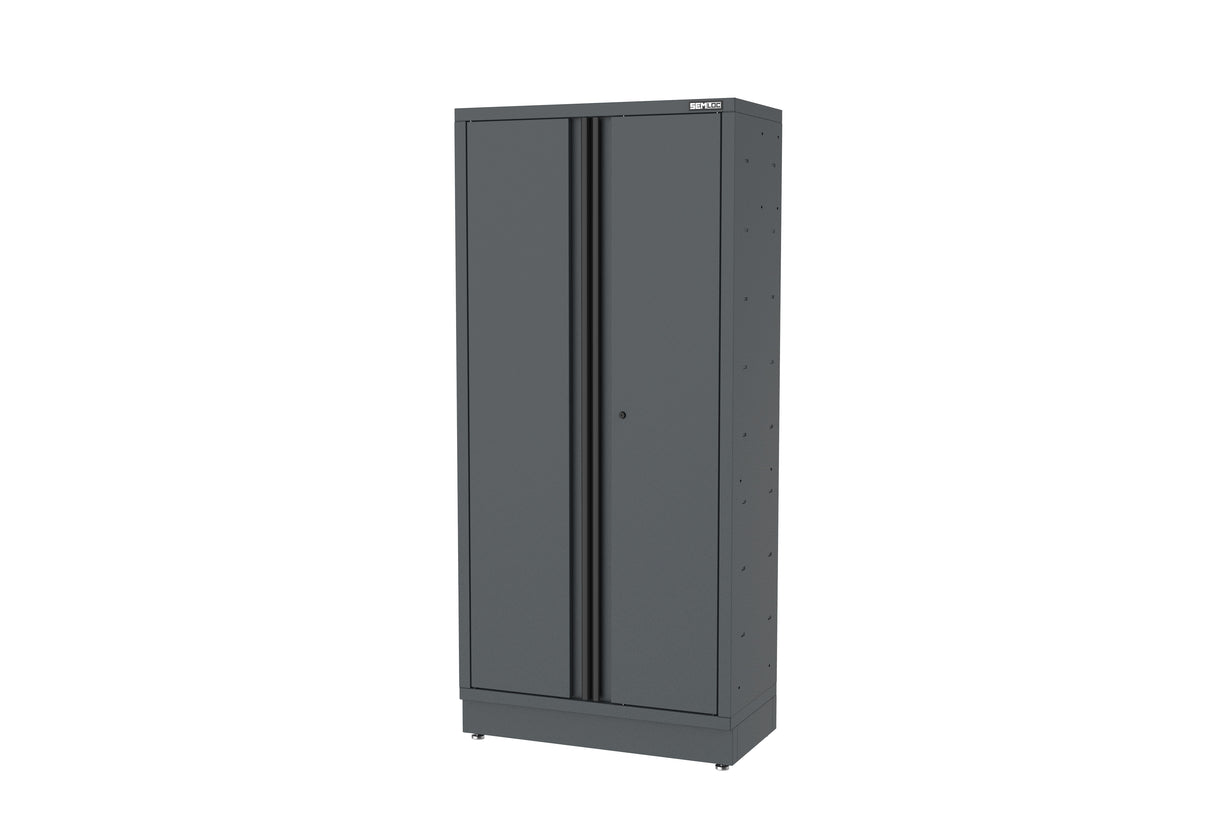 SEMLOC WorkSpace Blechschrank 2 türig, Außenabmessung 915x458x2000, Innenabmessung 910x430, inkl. 4 verstellbare Einlegeböden