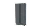 SEMLOC WorkSpace Blechschrank 2 türig, Außenabmessung 915x458x2000, Innenabmessung 910x430, inkl. 4 verstellbare Einlegeböden