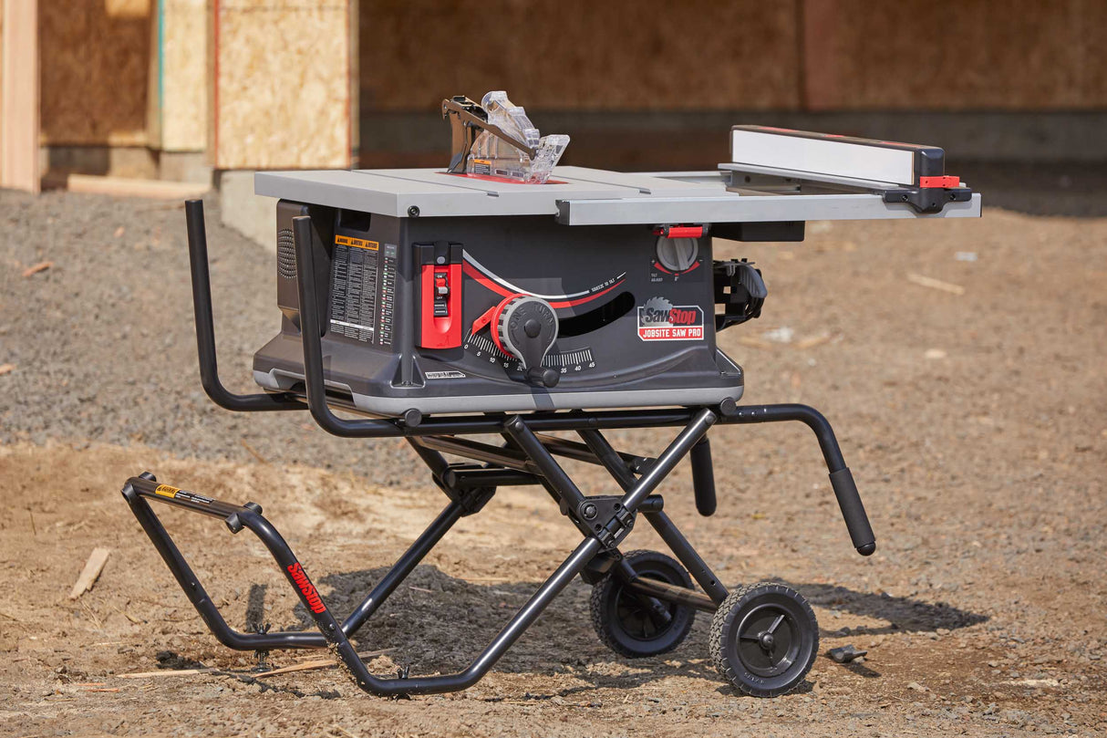 SAWSTOP mobile Baustellen-Tischkreissäge, 80mm Schnitthöhe