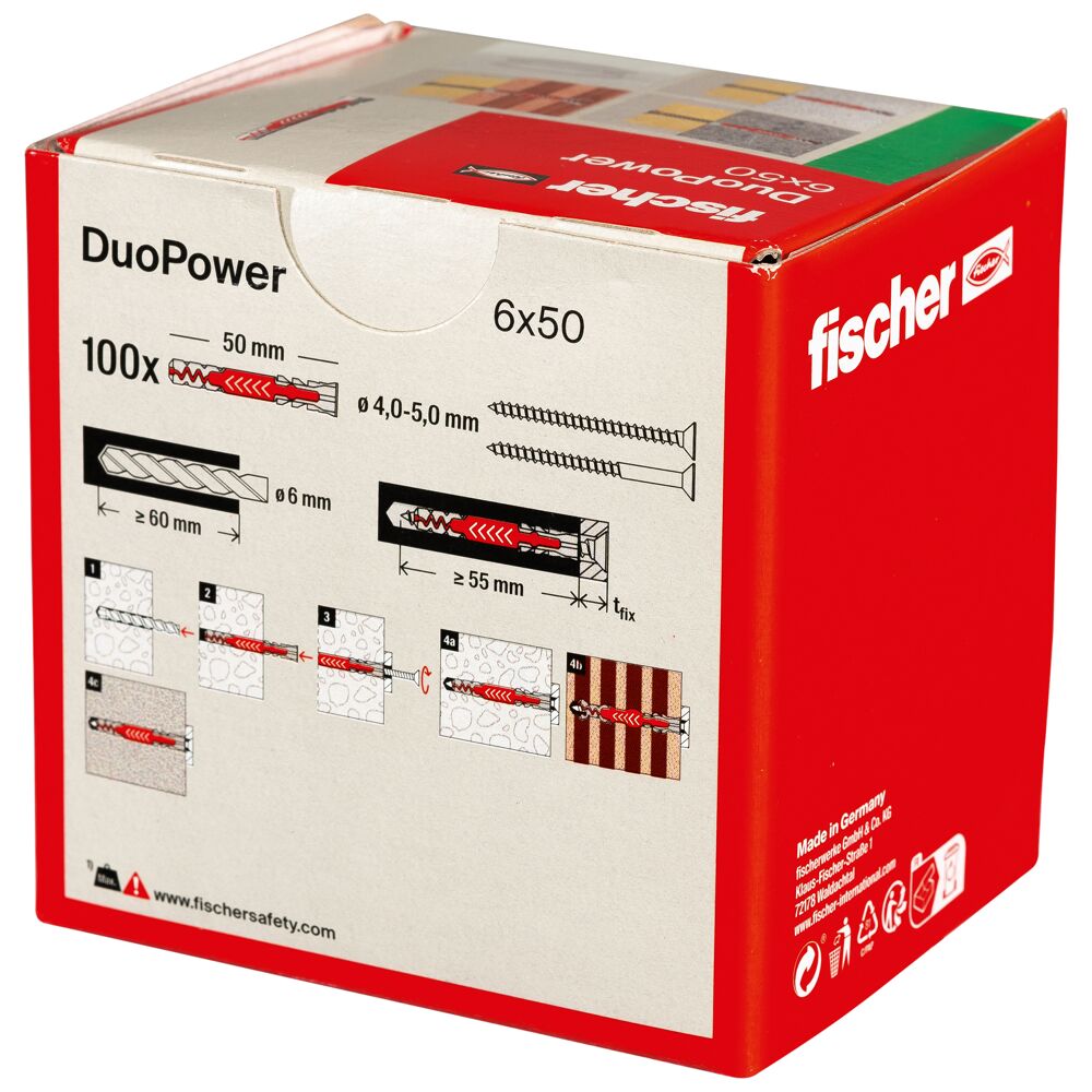 fischer DUOPOWER - 2K Kunststoffdübel