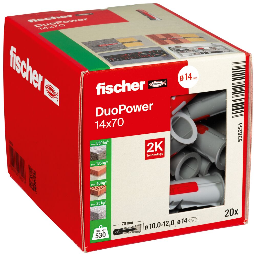 fischer DUOPOWER - 2K Kunststoffdübel