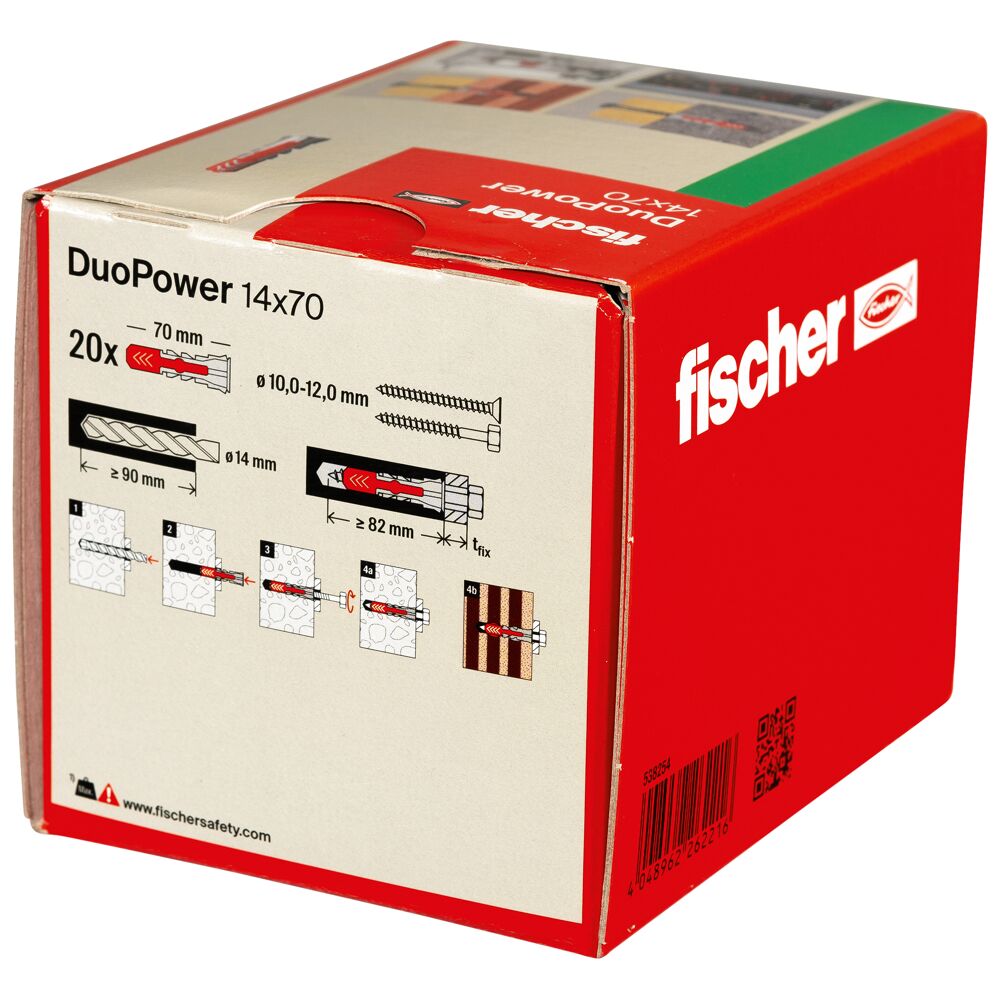fischer DUOPOWER - 2K Kunststoffdübel