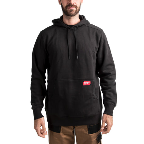Milwaukee leichter Arbeits-Kapuzen-Pullover – Schwarz
