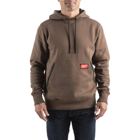 Milwaukee leichter Arbeits-Kapuzen-Pullover – Braun