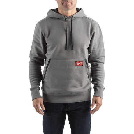 Milwaukee leichter Arbeits-Kapuzen-Pullover – Grau