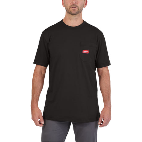 Milwaukee Arbeits-T-Shirt mit UV-Schutz – Schwarz
