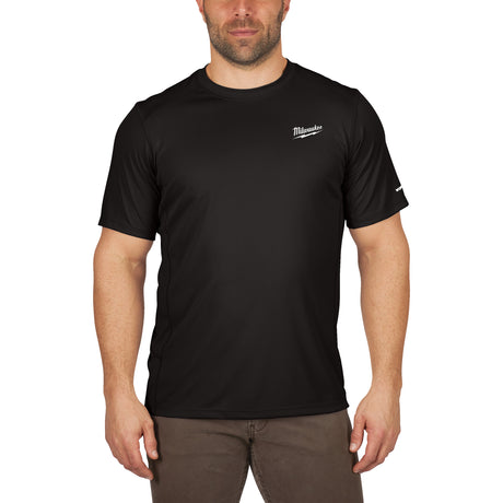 Milwaukee WORKSKIN Funktions-T-Shirt mit UV-Schutz – Schwarz