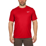 Milwaukee WORKSKIN Funktions-T-Shirt mit UV-Schutz – Rot