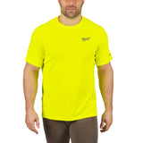 Milwaukee WORKSKIN Funktions-T-Shirt mit UV-Schutz – Gelb