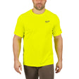 Milwaukee WORKSKIN Funktions-T-Shirt mit UV-Schutz – Gelb