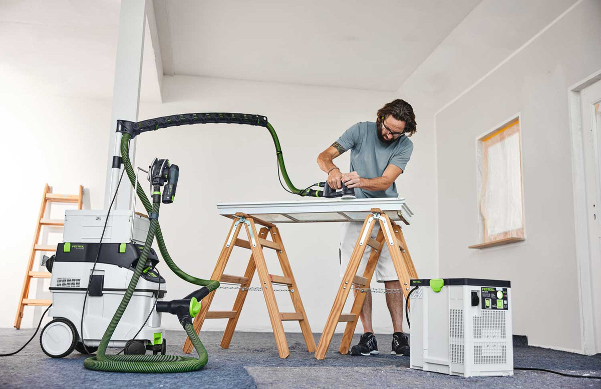 Festool Akku-Deltaschleifer 100x150mm DTSC 400 3,0 I-Plus (mit 2 Akkus, 1 Ladegerät) - 578848