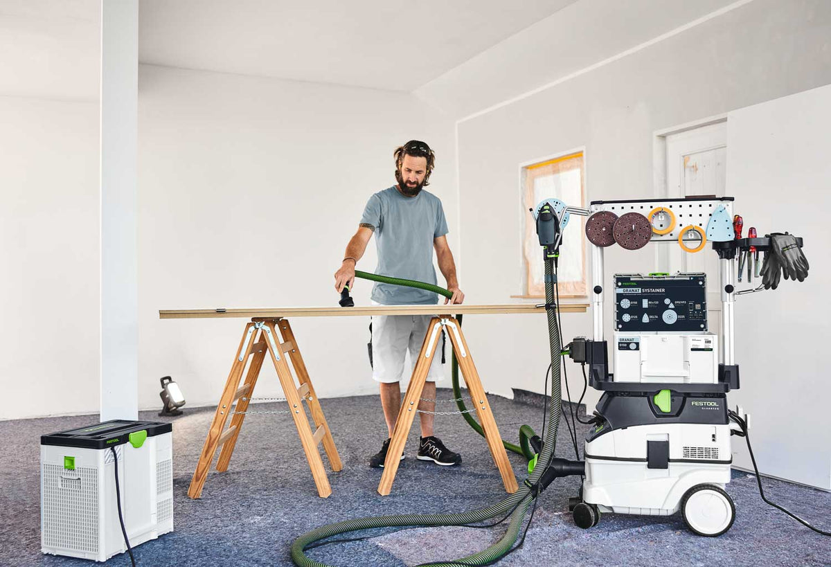 Festool Akku-Deltaschleifer 100x150mm DTSC 400 3,0 I-Plus (mit 2 Akkus, 1 Ladegerät) - 578848