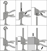 SET: BEYCEPS-Montage-Set - 4x Einhand-Heber + 2x Erweiterungs-Set