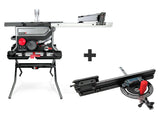 SET: SAWSTOP kompakte Tischkreissäge + Untergestell + Skalen-Gehrungsanschlag, 80mm Schnitthöhe CTS