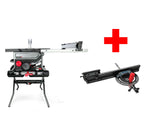 SET: SAWSTOP kompakte Tischkreissäge + Untergestell + Skalen-Gehrungsanschlag, 80mm Schnitthöhe CTS