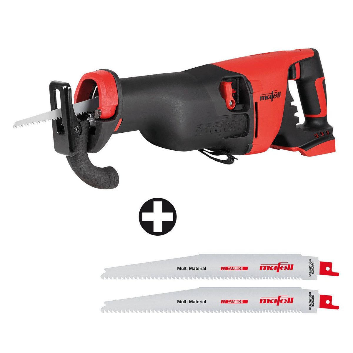 Mafell Akku-Säbelsäge RS 32-18 PURE im L-MAX3 + 2x RSB-MM225 C Multi Material Carbide - DEAL481