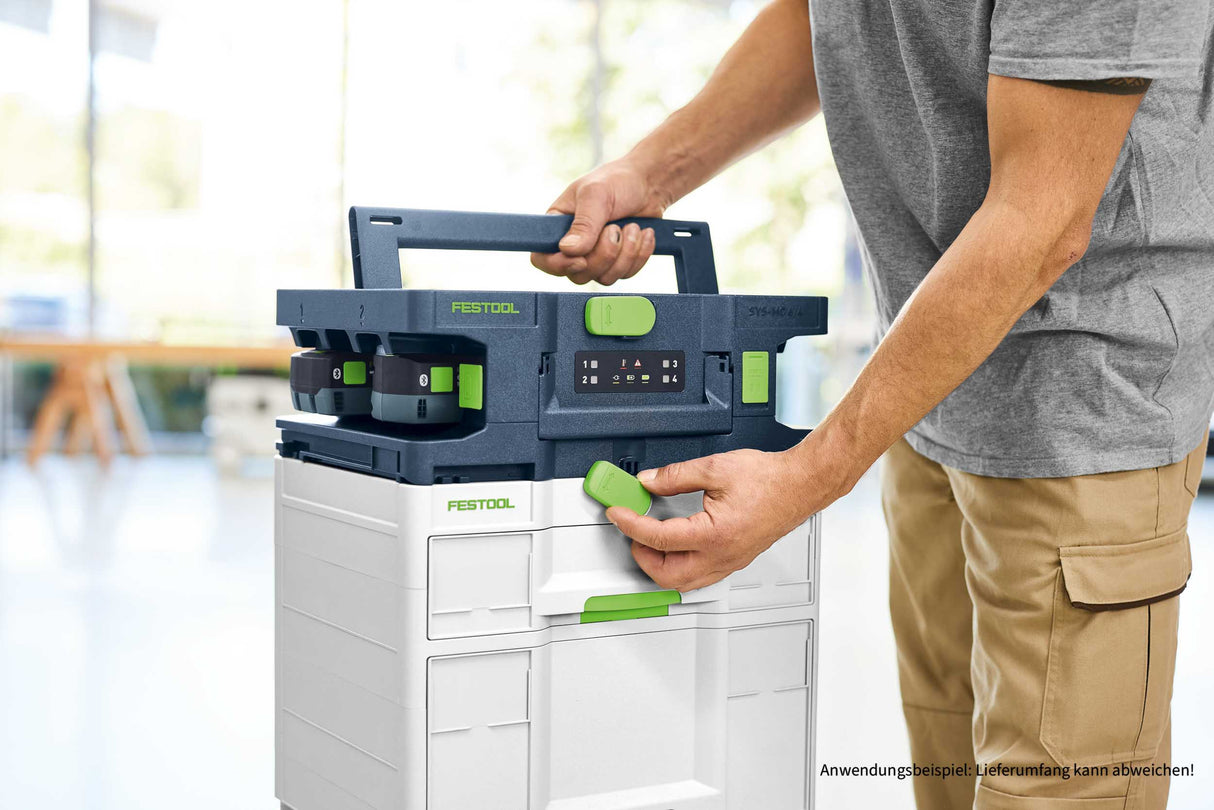 Neuheit: Festool 4-Fach Schnellladegerät SYS-MC 6/4 - 578489