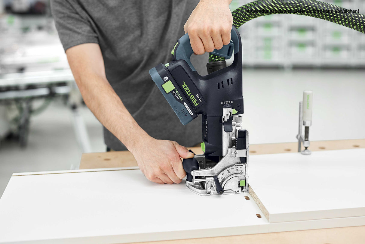 NEUHEIT: Festool Akku-Dübelfräse DOMINO DFC 500 E-Basic