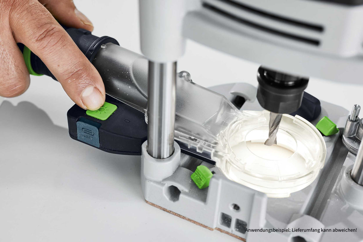 NEUHEIT: Festool kraftvolle 1400W Oberfräse OF 1400 EBQ-Plus mit Lichtmodul