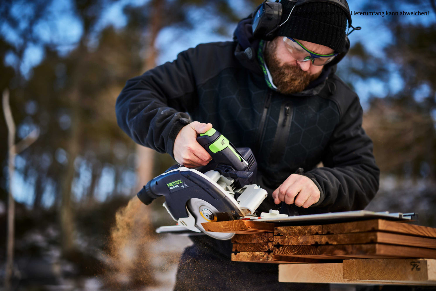 festool handschuhe Festool Akku-Handkreissäge HKC 55 Li KEB-Basic