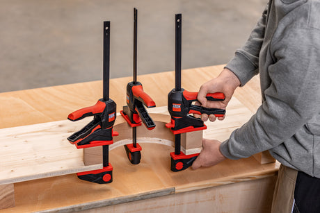 BESSEY® leichte Einhandzwinge mit drehbarem Griff EZ360M