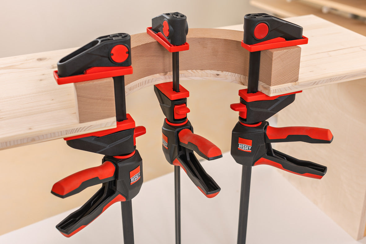BESSEY® leichte Einhandzwinge mit drehbarem Griff EZ360M
