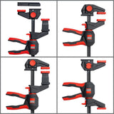 NEUHEIT: Bessey 360Grad Einhand-Tischzwingen-Set (für Führungsschienen) - EZR360-15SET