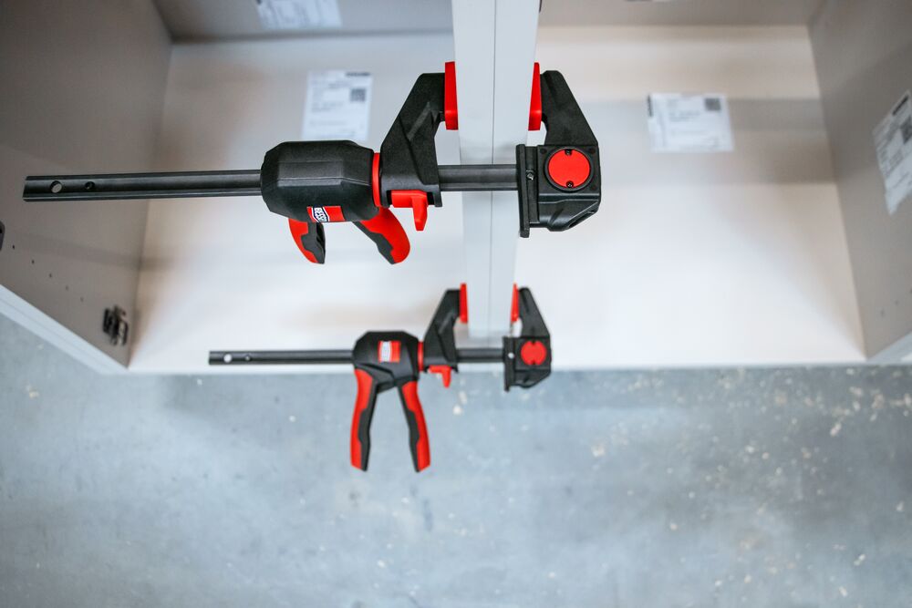 NEUHEIT: Bessey 360Grad Einhand-Tischzwingen-Set (für Führungsschienen) - EZR360-15SET