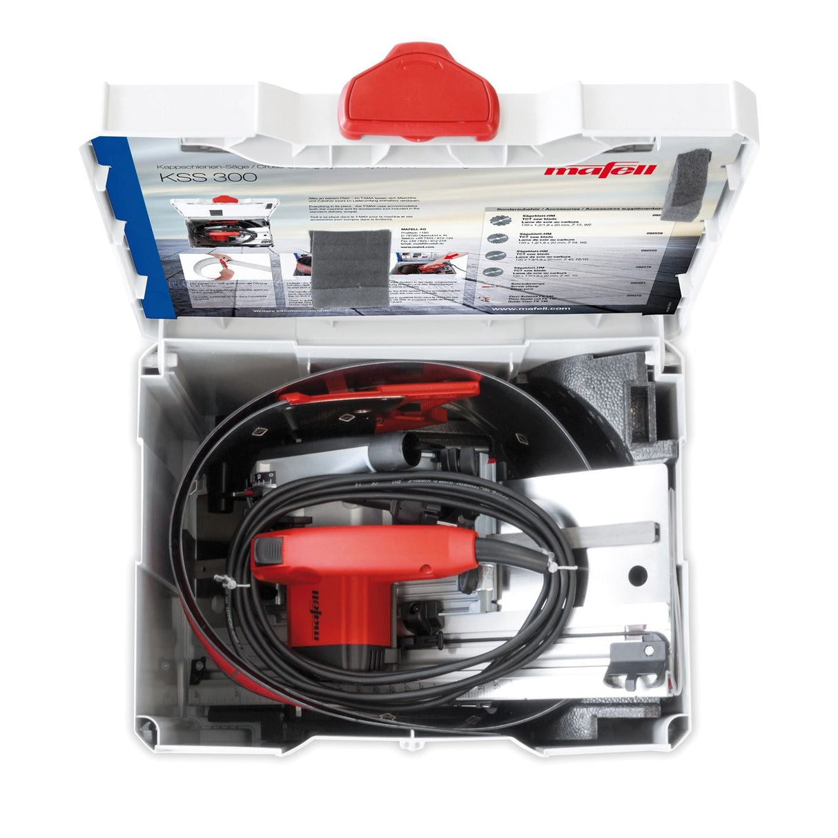 Mafell cross-cutting saw KSS 300 MaxiMAX in the T-MAX - 916702 