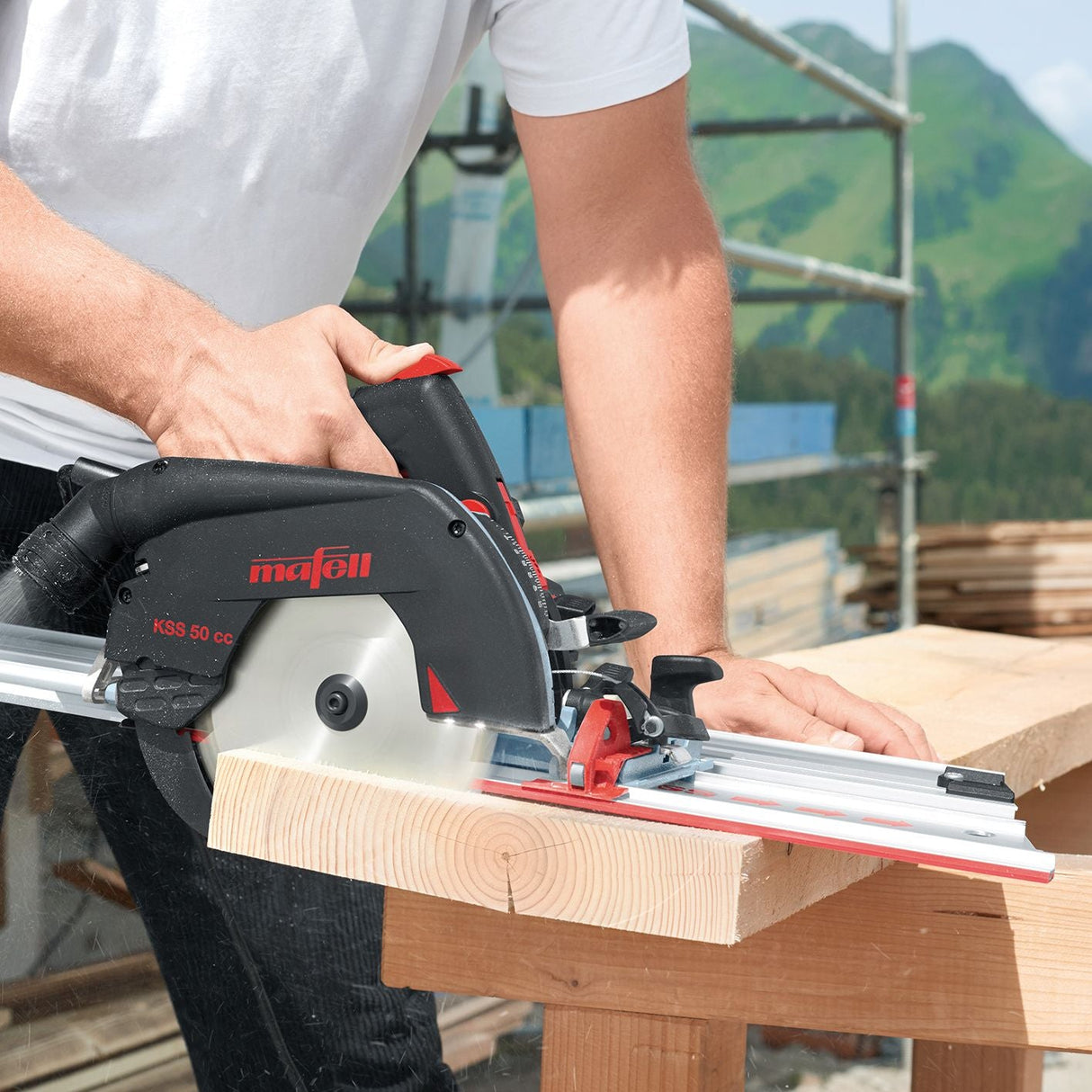 Mafell cross-cutting saw KSS 50 cc in carrying case - 918902 