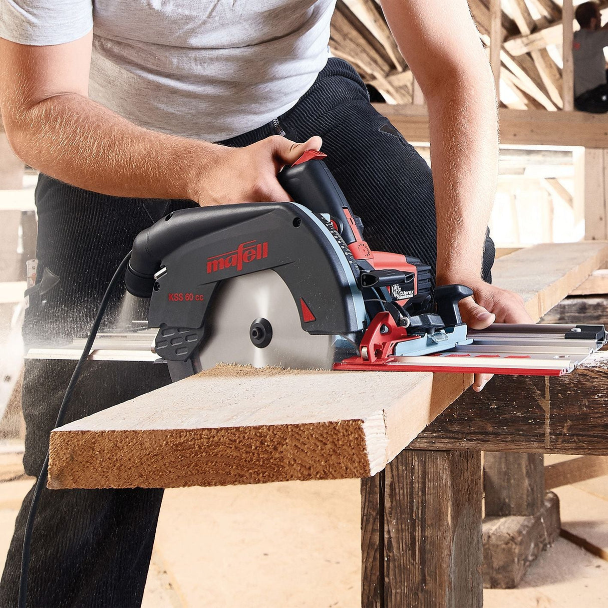 Mafell cross-cutting saw KSS 60 cc in carrying case - 91B102 