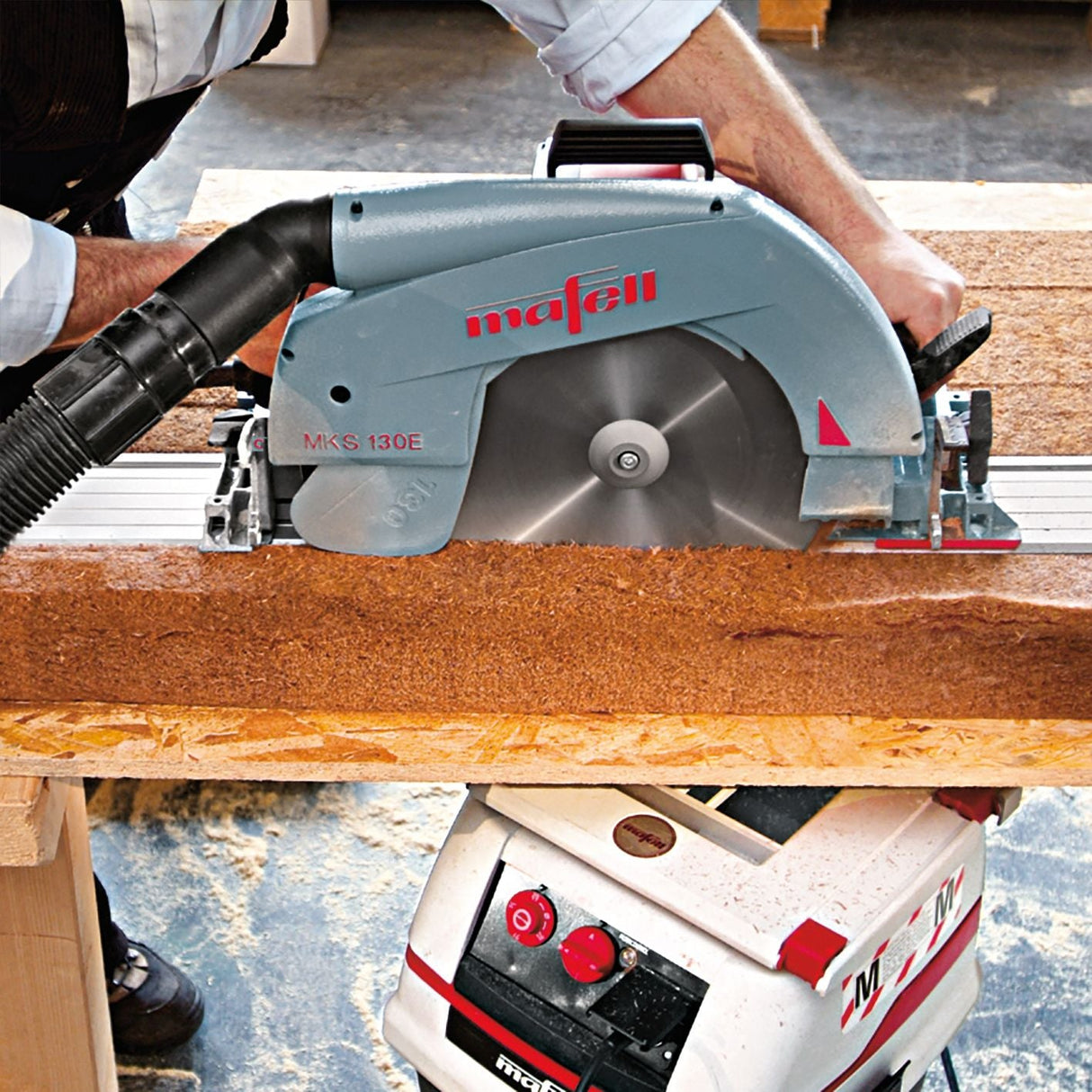 Mafell carpentry hand-held circular saw MKS 130 Ec - 925401 