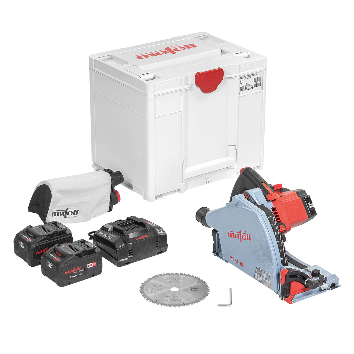 NEUHEIT: Mafell Akku-Tauchsäge MT 55-18 im MAX3 Systainer - 91F501/91F502