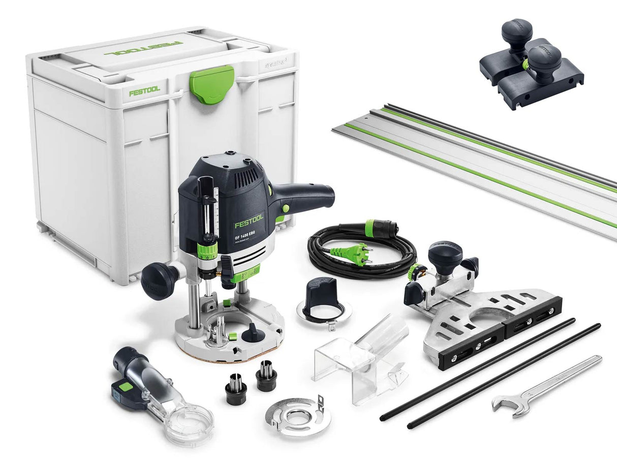 NEUHEIT: Festool kraftvolle 1400W Oberfräse OF 1400 EBQ-Plus mit Lichtmodul