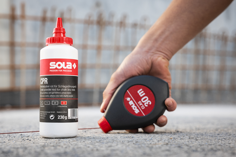 SOLA Schlagschnurgerät mit Kreidepulver CLAS-SET - 30m - Aluminium Druckguss