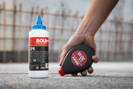 SOLA Schlagschnurgerät mit Kreidepulver CLAS-SET - 30m - Aluminium Druckguss