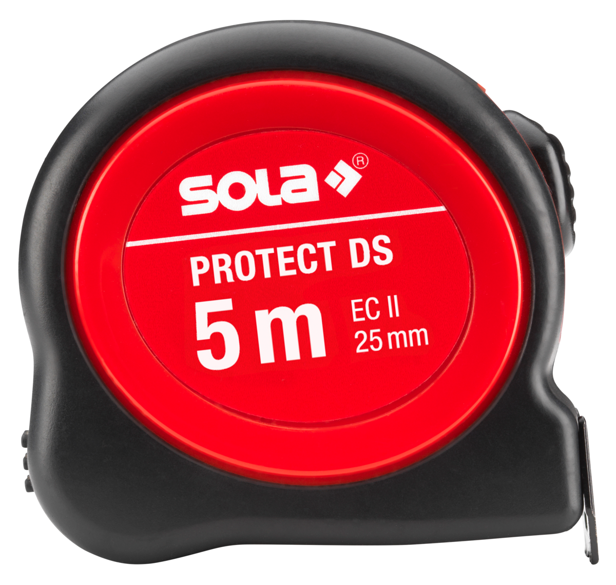 SOLA Rollmeter PROTECT DS 525 - 5 Meter, 25mm Bandbreite - EG-Klasse II - 50550701