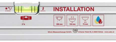 SOLA Installations-Wasserwaage MRMI 40, mit Magneteinbau - 01490501