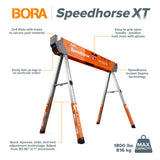 2 Stück PM-4550T BORA höhenverstellbare Arbeitsböcke "SPEEDHORSE XT"