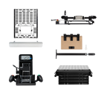 SET: Shaper Origin + Benchpilot + Workstation + Werkstückträger-Upgrade-Kit + Plate + Kantenanschlag