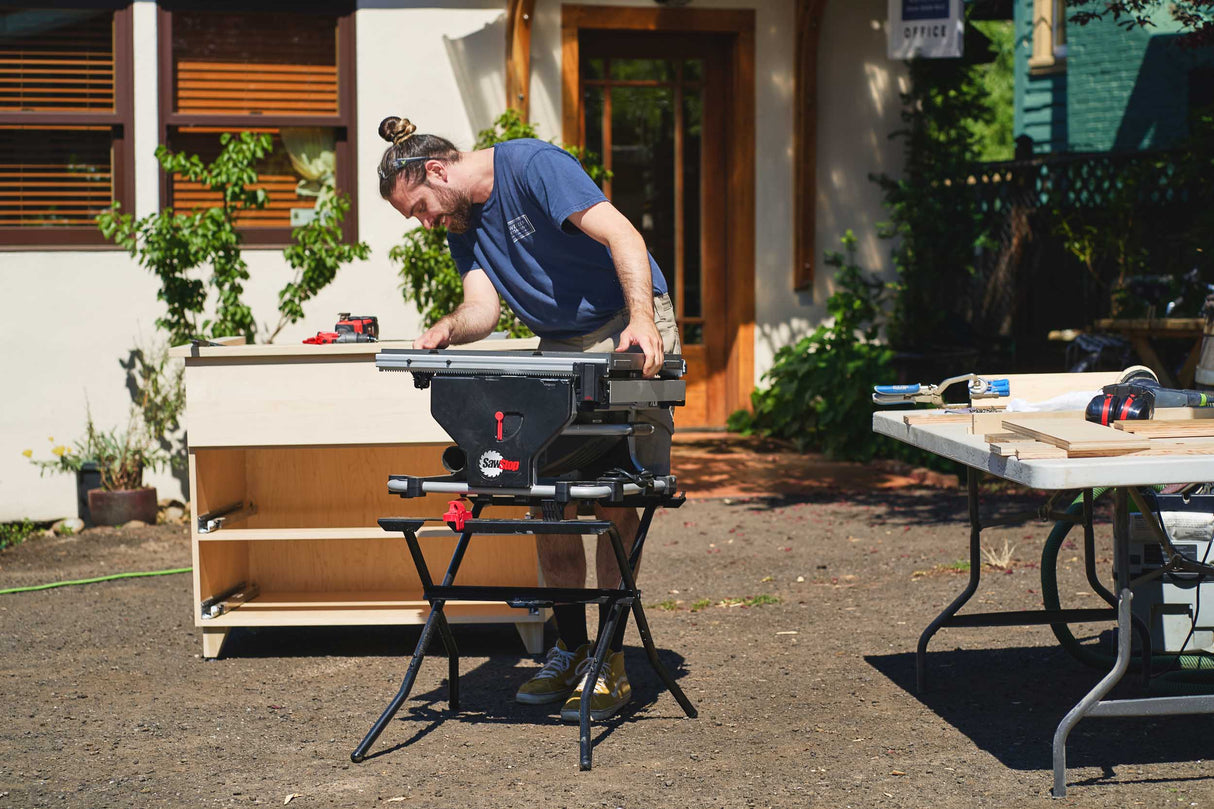 SAWSTOP compact table saw, 80mm cutting height