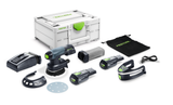 Festool Akku-Exzenterschleifer Ø 125 mm ETSC 125 3,0 I-Plus (mit 2 Akkus, 1 Ladegerät) - 578854