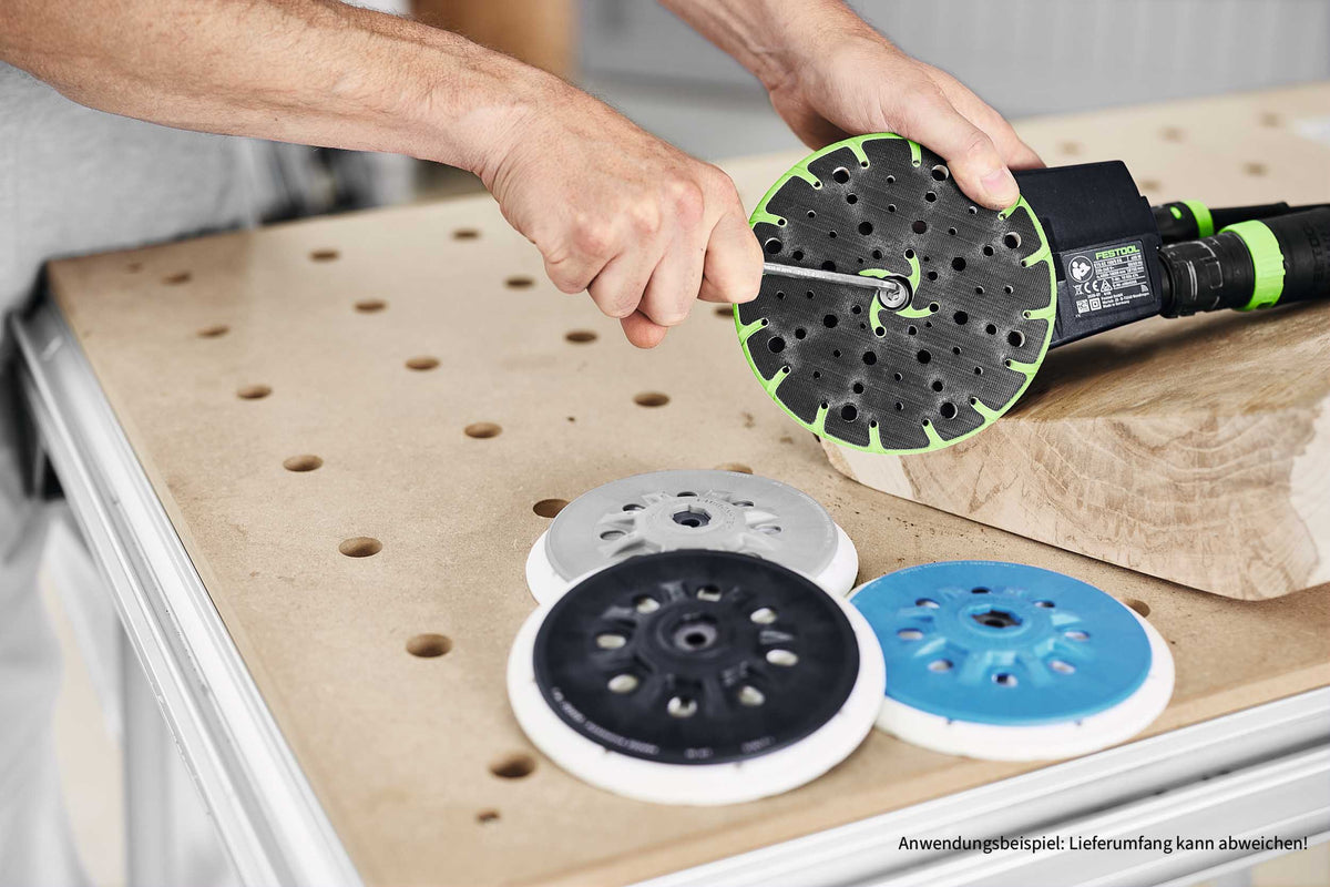 Festool Schleifteller Ø 150 mm - für ETS 150 und ETS EC 150 - weiche Ausführung - M8-W-HT FUSION-TEC
