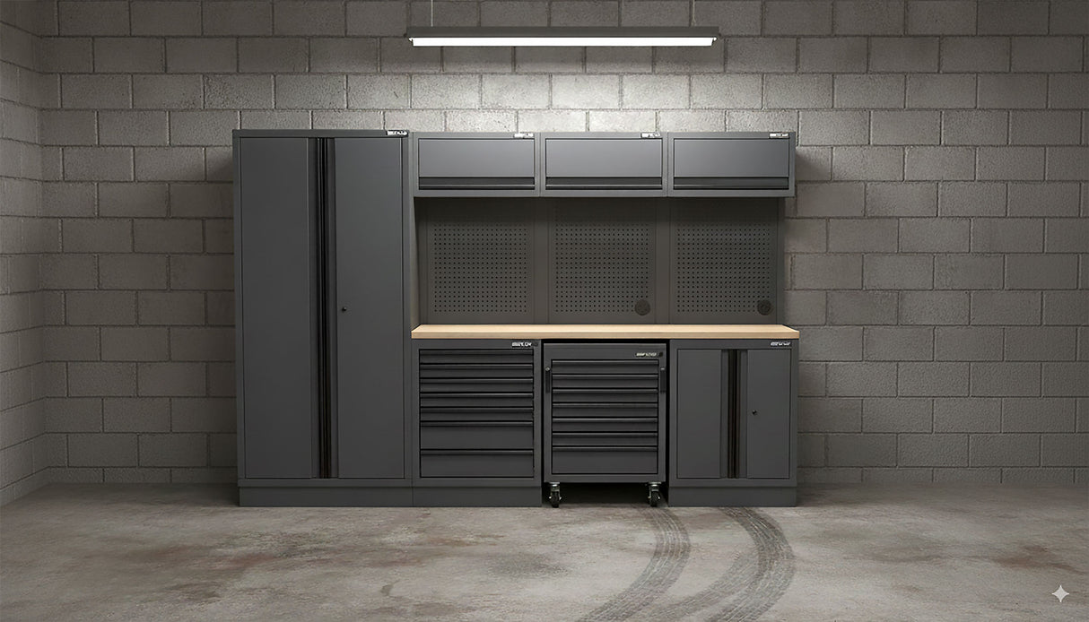 WINTERAKTION: SEMLOC Workspace Werkstatteinrichtung - Variante 1 - 2955x495x2000mm