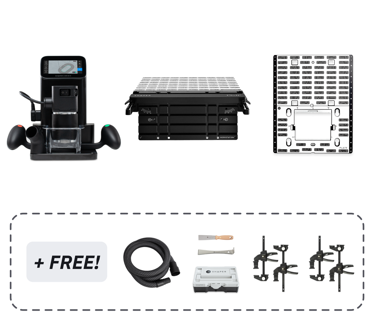 Top-Seller SET: Shaper Origin + Workstation + Plate