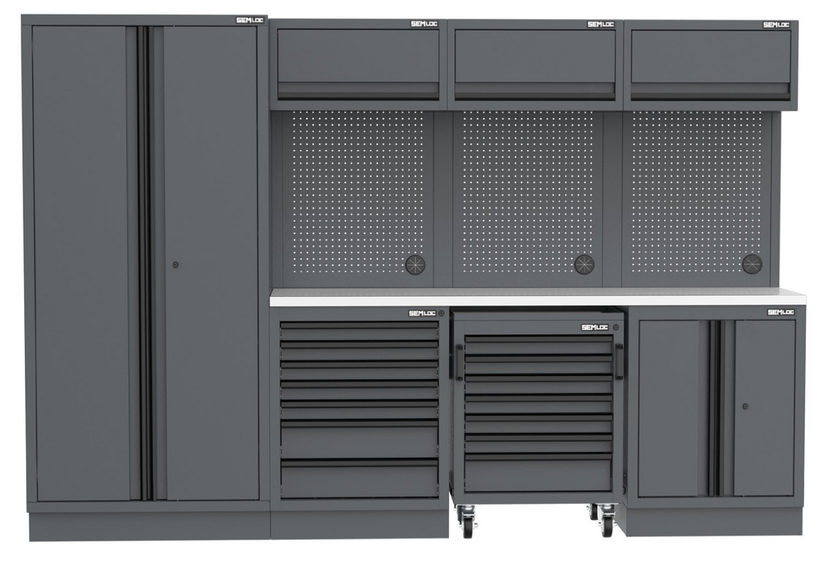 SEMLOC Workspace Werkstatteinrichtung - Variante 1 - 2955x495x2000mm